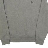 POLO RALPH LAUREN Mens Grey Crew Neck M Cotton Blend Sweatshirt Casual Pullover