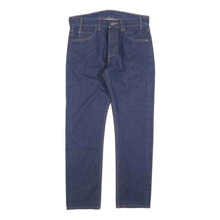 LEVI'S Womens Jeans Blue Regular Straight Denim Raw W30 L28 Classic Fit Zip