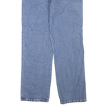 DICKIES Mens Regular Fit Blue Denim Jeans W36 L32 Classic Zip Closure Workwear