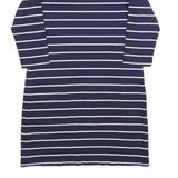 MOUNTAIN WAREHOUSE Womens Navy & White Striped Day Cotton Blend Dress UK 12