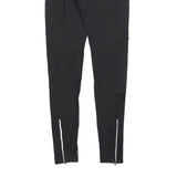 NIKE Womens Joggers Black Slim Tapered S W26 L28 Dri-Fit Logo Activewear