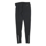 NIKE Womens Joggers Black Slim Tapered S W26 L28 Dri-Fit Logo Activewear