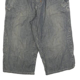 AUTHENTIC QUALITY Mens Shorts Blue Casual L W34 Cotton Blend Lightweight