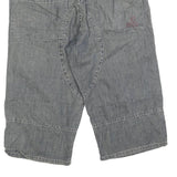 AUTHENTIC QUALITY Mens Shorts Blue Casual L W34 Cotton Blend Lightweight