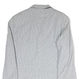TOMMY HILFIGER Mens Blue White Pinstripe Blazer Jacket XL Cotton Button Classic