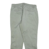 GAP Womens Cotton Blend Slim Beige Trousers W30 L27 Casual Zip Fastening