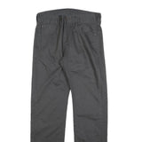LEVI'S Mens Cotton Blend Black Slim Straight Trousers W31 L32 Casual Zip Closure