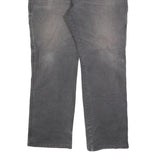 DICKIES Mens Relaxed Fit Black Denim Jeans W40 L32 Workwear Zip Pocket