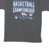 CHAMPION Mens Grey Basketball Championship Graphic T-Shirt M Short Sleeve Crew