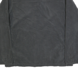 THE NORTH FACE Mens Black Outdoor Fleece Jacket XL Plain Zip Stand-Up Collar