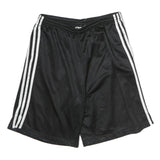 ADIDAS Mens Black Sports Shorts XL W28 Lightweight Polyester Classic Fit