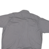WRANGLER Mens Grey Cotton Blend Short Sleeve Shirt 2XL Casual Button Front
