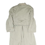 STRENESSE Womens Beige Cotton Trench Jacket M Button Closure Classic Style