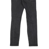 LEVI'S 512 TAPERED Mens Jeans Black Slim Tapered Denim W29 L28 Distressed