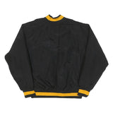 PURCELL Mens Black & Yellow Card Club Nylon Zip Jacket XL