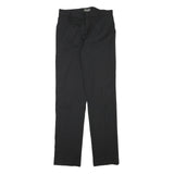 DOLCE & GABBANA Mens Wool Blend Black Regular Straight Trousers W29 L33 Classic