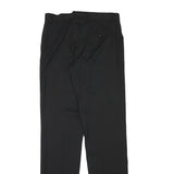 DOLCE & GABBANA Mens Wool Blend Black Regular Straight Trousers W29 L33 Classic