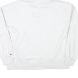 CHAMPION Mens White Pullover Hoodie XL Classic Logo Cotton Blend Casual