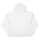 CHAMPION Mens White Pullover Hoodie XL Classic Logo Cotton Blend Casual