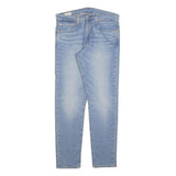 LEVI'S 512 BIG E Mens Jeans Blue Slim Skinny Denim Light W32 L29 Cotton Blend