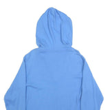 DICKIES Womens Blue Hoodie XL V Neck Kangaroo Pocket Cotton Blend