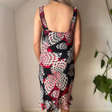 Unbranded Midi Dress - Small Multicoloured Viscose
