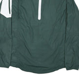 NIKE Mens Green & White Spartan Logo Lightweight Nylon Track Jacket M