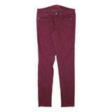 GUESS Womens Jeans Wine Slim Skinny Denim W30 L31 Slim Fit Stretch Cotton