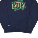 JANSPORT Mens Navy Blue Wright State Crew Neck L Sweatshirt Cotton Blend