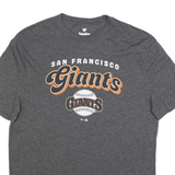 FANATICS Mens Grey San Francisco Giants Graphic T-Shirt M Short Sleeve Crew Neck