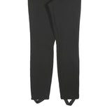 ICEPEAK Womens Black Slim Straight Leg Trousers W26 L30 Polyester Blend Zip