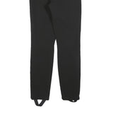 ICEPEAK Womens Black Slim Straight Leg Trousers W26 L30 Polyester Blend Zip