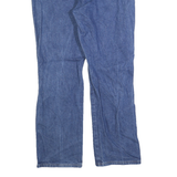 WRANGLER Mens Regular Blue Jeans Denim Classic Straight W33 L29 Cotton Zip