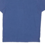 CALVIN KLEIN Mens Blue Short Sleeve Plain M Cotton Blend Polo Shirt