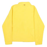 NFL Mens Yellow Zip Jacket M Polyester Plain Casual Sportswear Lightweight