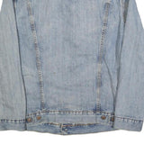 LEVI'S Mens Blue Denim Jacket M Cotton Blend Button Closure Classic Fit Retro