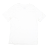 CHAMPION Mens White Plain T-Shirt XL Short Sleeve Crew Neck Cotton Blend