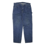 DICKIES Mens Regular Fit Blue Denim Jeans W40 L34 Cotton Blend Zip Pockets