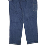 DICKIES Mens Regular Fit Blue Denim Jeans W40 L34 Cotton Blend Zip Pockets