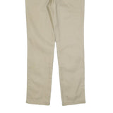 DICKIES Mens Cotton Blend Beige Slim Slim Fit Trousers W31 L32 Workwear Casual