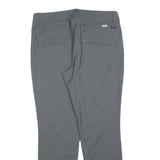 COLUMBIA Womens Grey Slim Tapered Trousers W34 L30 Polyester Outdoor Zip