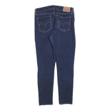 LEVI'S 711 Womens Slim Skinny Denim Dark Jeans W30 L27 Zip Cotton Blend