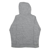 NIKE Womens Grey Full Zip Hoodie L Cotton Blend Casual Sportswear