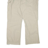 DICKIES Mens Relaxed Beige Cotton Blend Trousers W40 L30 Workwear Zip Closure