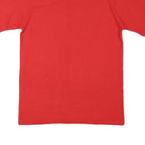 CHAMPION Mens Red Classic T-Shirt M Short Sleeve Crew Neck Logo Embroidered