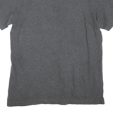 TOMMY HILFIGER Mens Grey Short Sleeve Plain Polo Shirt L Classic Casual