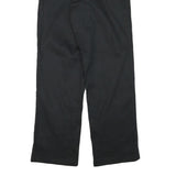 DICKIES Mens Cotton Blend Black Regular Fit Straight Leg Trousers W30 L31
