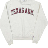 CHAMPION Mens Grey Texas A&M Pullover Hoodie S Cotton Blend Vintage