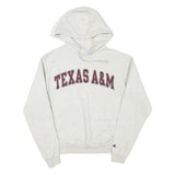 CHAMPION Mens Grey Texas A&M Pullover Hoodie S Cotton Blend Vintage