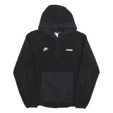 NIKE Mens Black Air Max Pullover Hoodie S Polyester Casual Sportswear